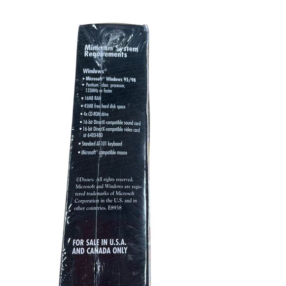 Disney Arcade Frenzy PC CD-Rom Game New Sealed Disney Interactive Windows 95/98 - Picture 3 of 3